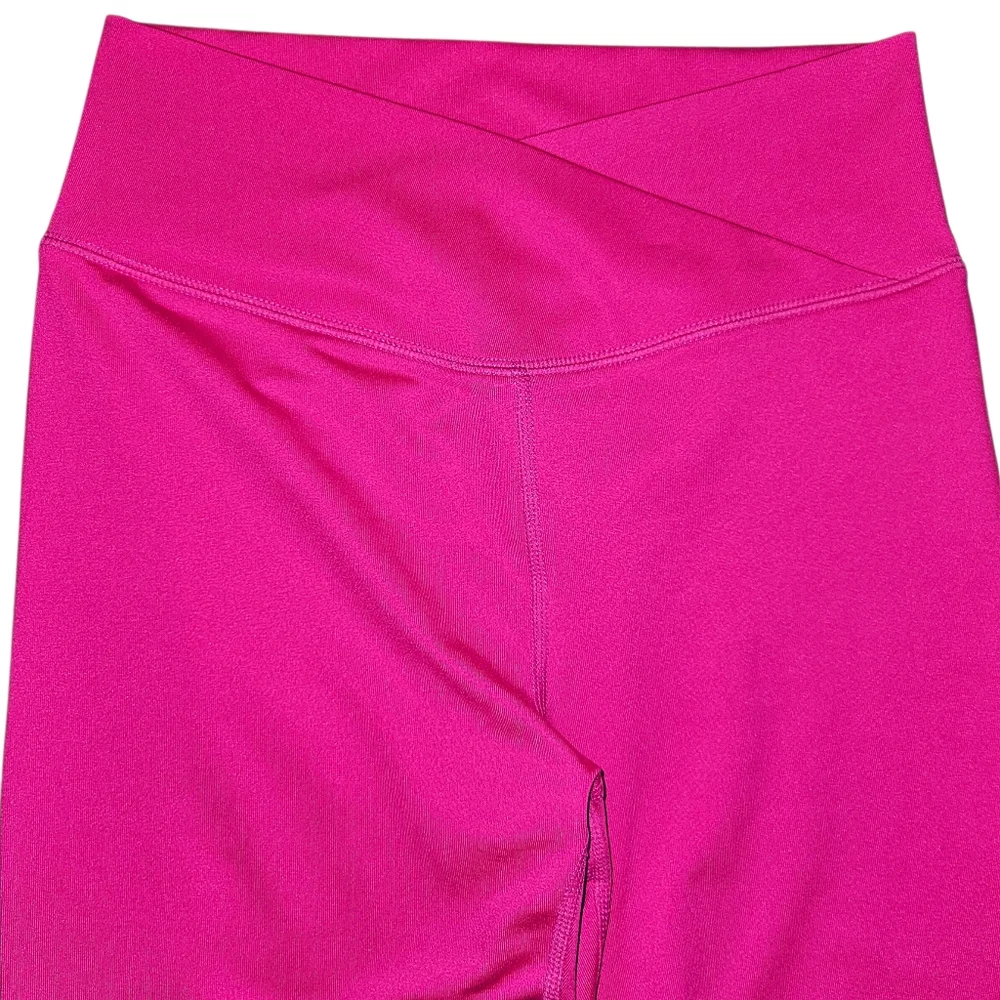 Gap Fit High Waisted Crossover Hot Pink Activewear Leggings 14-16